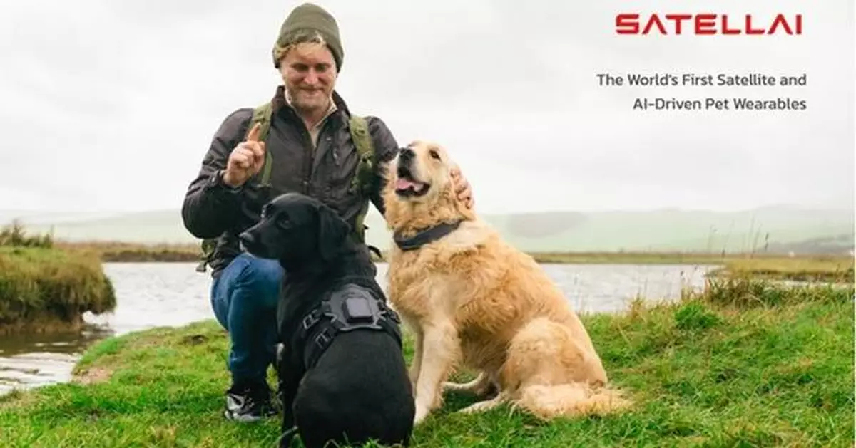 SATELLAI Unveils Smart Tracker and Collar, the World's First Satellite and AI-Driven Pet Wearables during CES 2025