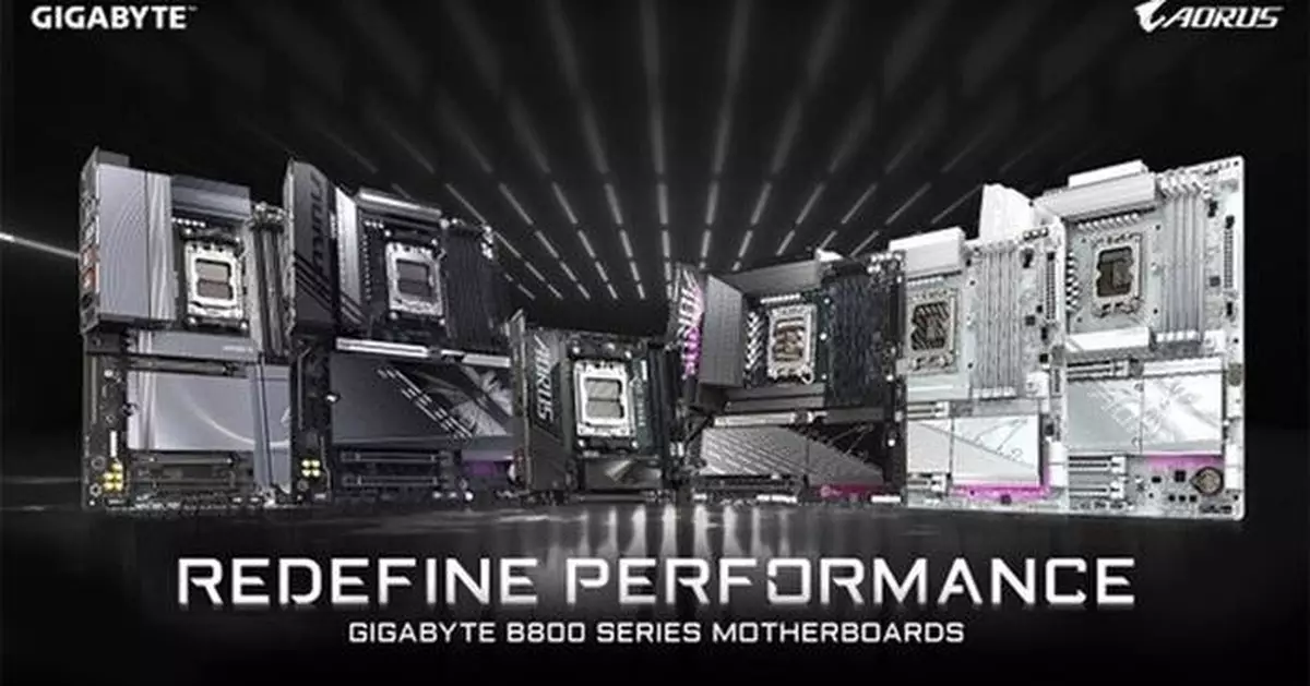 GIGABYTE Redefines Intel and AMD B800 Series Motherboards Performance with AI Technology at CES 2025