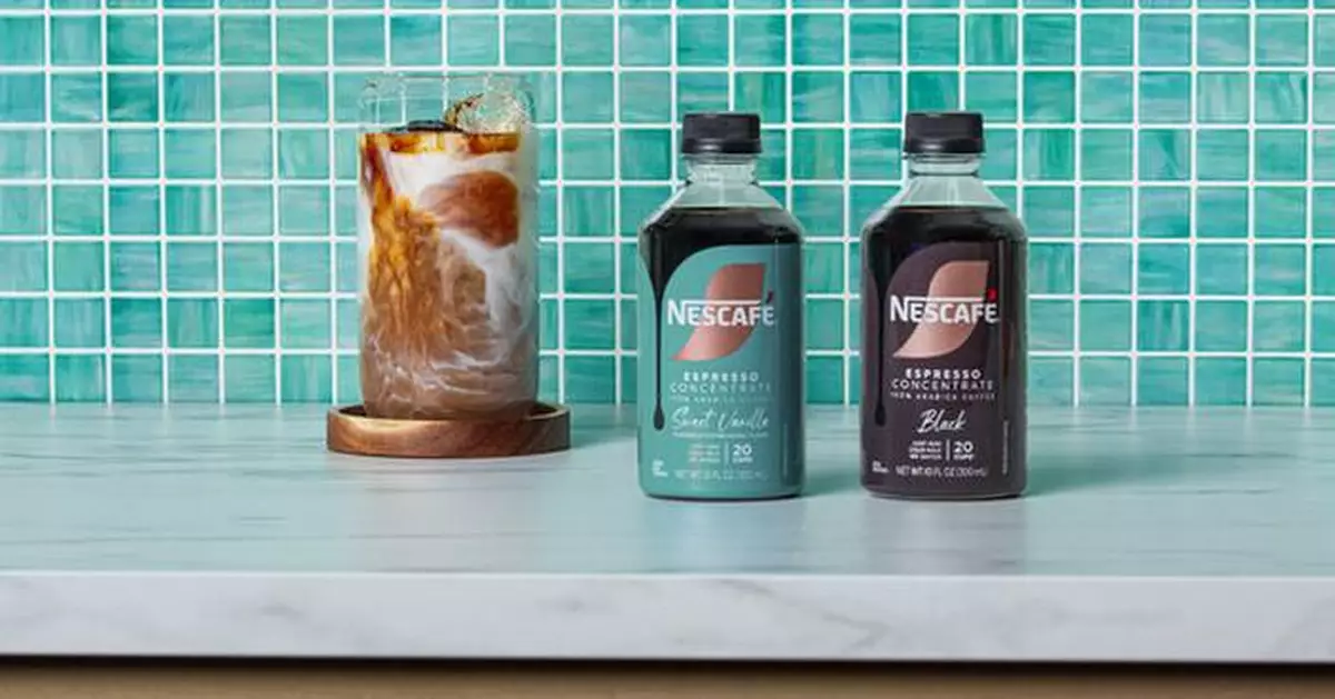 Nescafé Espresso Concentrate expands to the US: enabling consumers to create customized, café-style, cold espresso beverages at home