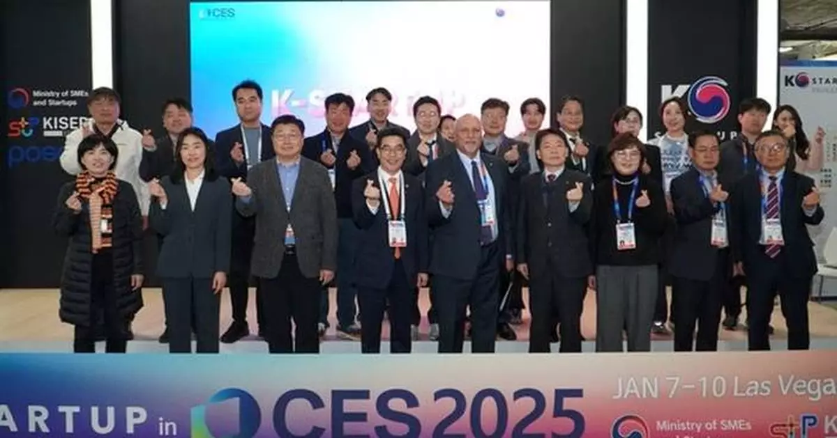 The Ministry of SMEs and Startups (MSS) hosts the largest-ever K-Startup Integrated Pavilion at CES 2025, with 127 participating companies.