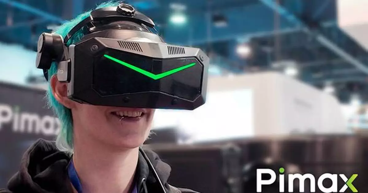 Pimax debuts world's first retina-level VR headset Crystal Super at CES2025