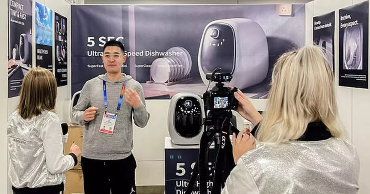 2nd-Curv Unveils 5 SEC High-Speed Dishwasher at CES 2025