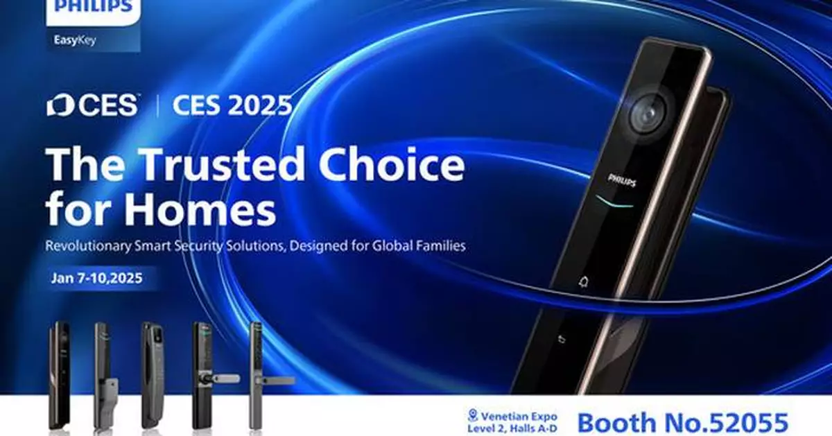 Philips Easykey Shines at CES 2025, Leading the New Era of Smart Home Security