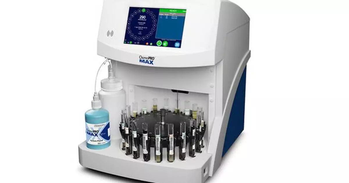 Advanced Instruments Releases the OsmoPRO® MAX Automated Osmometer to Enhance Clinical Lab Productivity