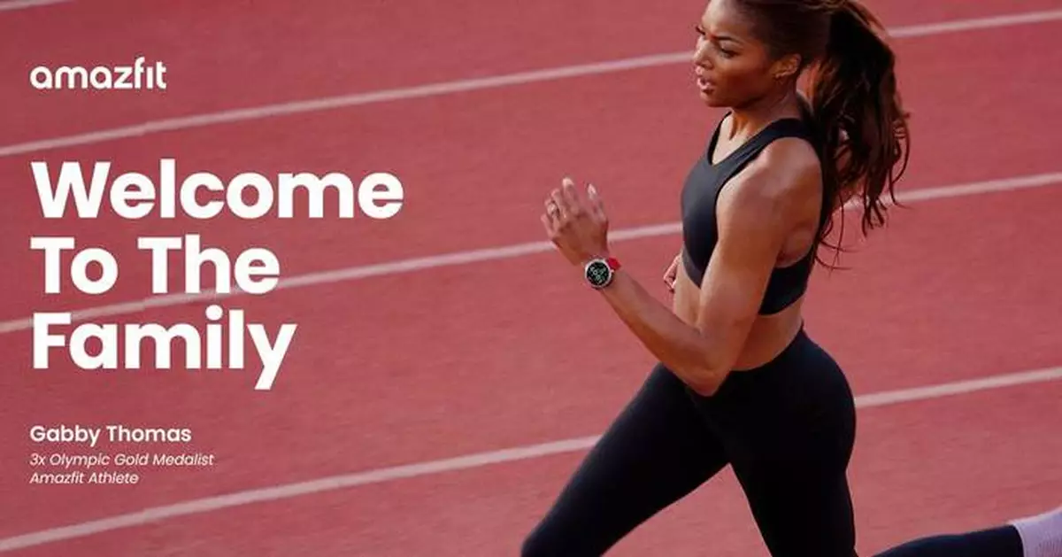 Five-Time Olympic Medalist Gabby Thomas Joins Amazfit as Athlete Ambassador