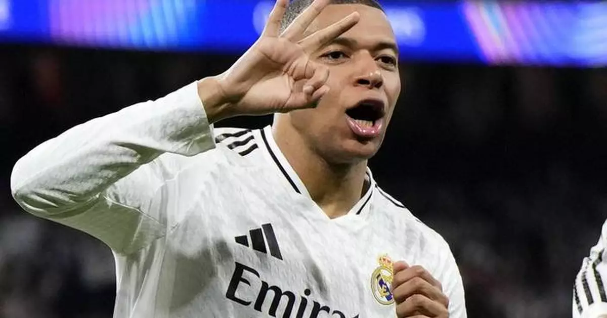 Mbappé praises Real Madrid's 'perfect night' to advance past Man City in Champions League playoffs