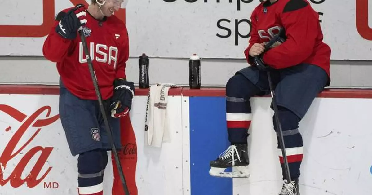US duo of Jake Sanderson and Brock Faber together again with Quinn Hughes out of 4 Nations Face-Off