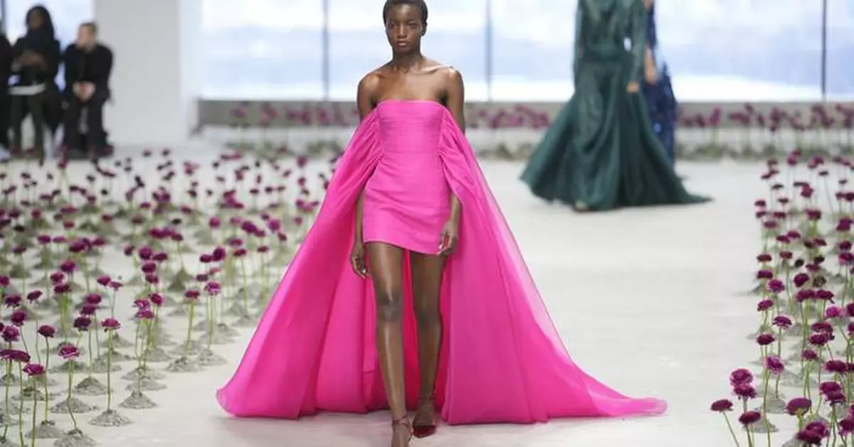 Carolina Herrera debuts new fall looks high above New York City