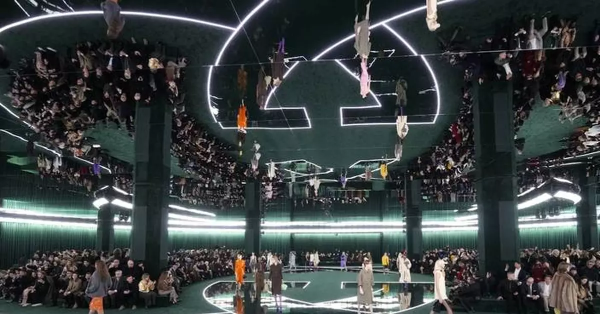 Gucci marks creative transition with lush looks recalling eras past