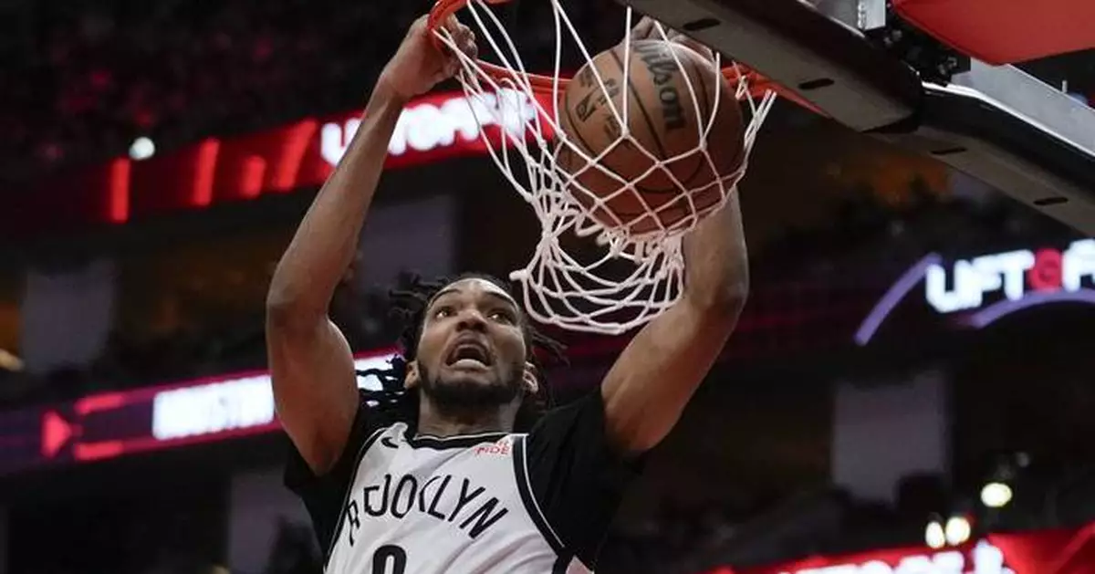 Nets win consecutive games for 1st time since November with 110-98 victory over Rockets