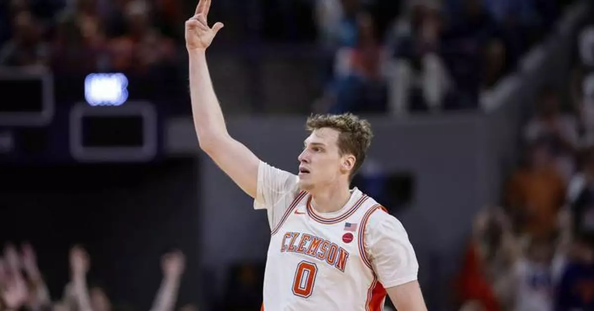 Lakhin leads No. 23 Clemson to 85-65 win over North Carolina