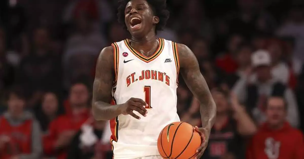 Richmond scores 24 and hits winning jumper as No. 15 St. John's holds off Providence 68-66