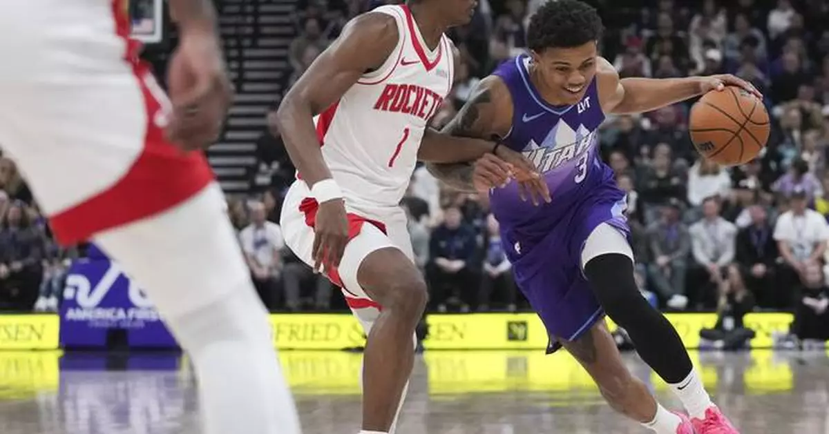 Keyonte George scores 30 points to help Jazz rally past Rockets 124-115
