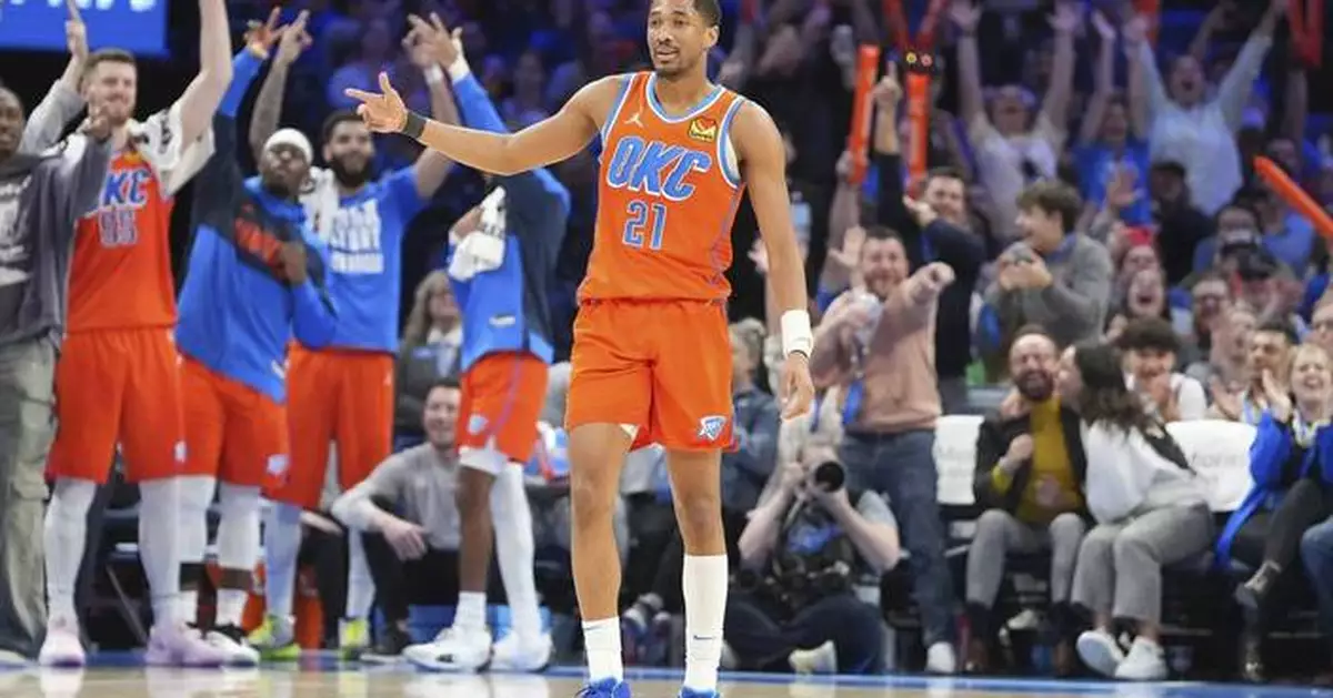 Wiggins scores career-high 41 and Thunder outrebound Kings 70-37 in 144-110 rout