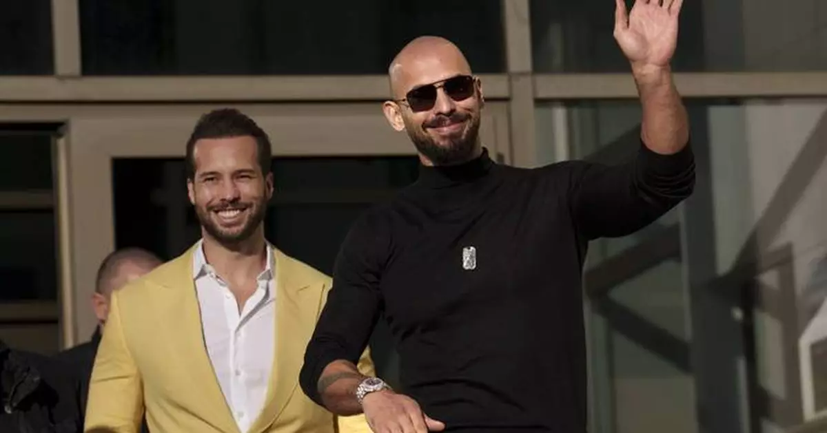 What to know about the Tate brothers, social media influencers who face trafficking charges