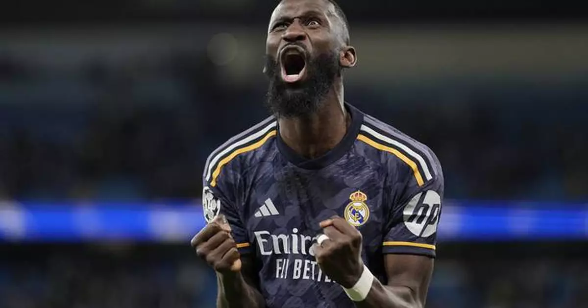 Real Madrid defender Rüdiger sidelined with muscle injury