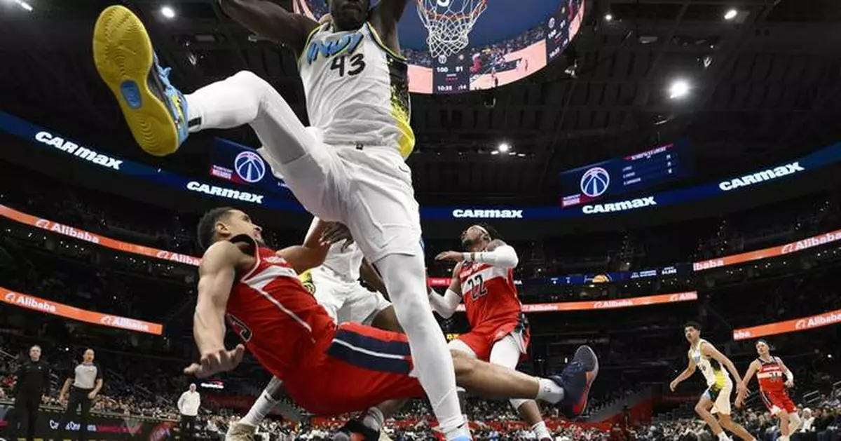 Wizards' Malcolm Brogdon sprains left ankle in loss to Pacers