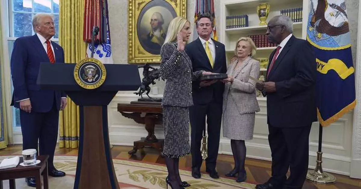 New Attorney General Pam Bondi orders review of Trump cases as she takes over the Justice Dept.