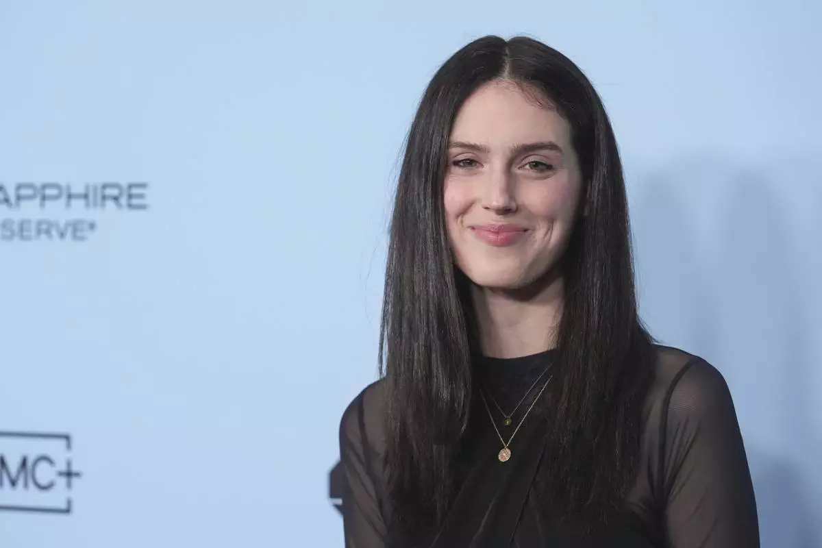 Eva Victor attends the premiere of "Sorry, Baby" during the Sundance Film Festival on Monday, Jan. 27, 2025, at The Eccles Theatre in Park City, Utah. (AP Photo/Chris Pizzello)