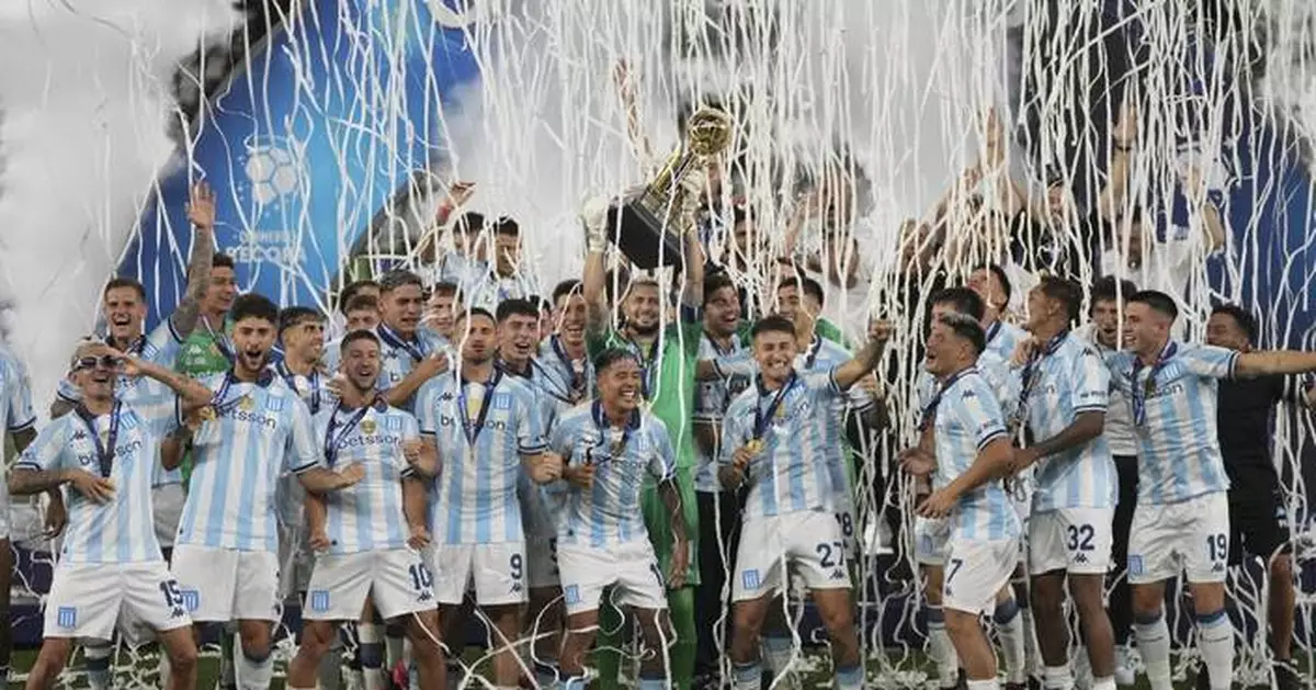 Argentina’s Racing wins at Brazil’s Botafogo to secure its 1st Recopa Sudamericana title