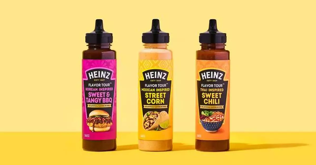 HEINZ is Taking Fans on the Ultimate Flavor Tour with Three New, Globally Inspired Sauces