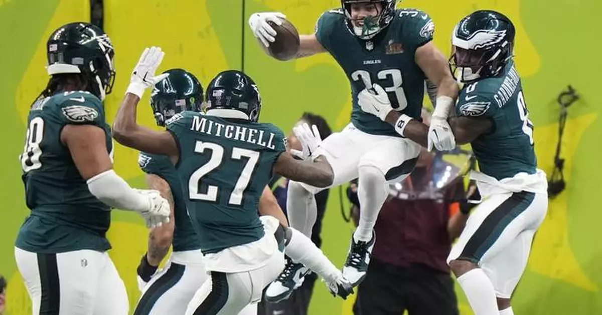 Eagles' Cooper DeJean celebrates his 22nd birthday with a Super Bowl first