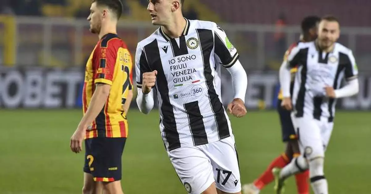 Argument over who takes penalty kick spoils Udinese win over Lecce in Serie A
