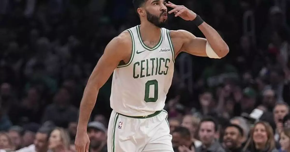 Jayson Tatum scores 32 points to help the Celtics beat Wemby and the Spurs, 116-103