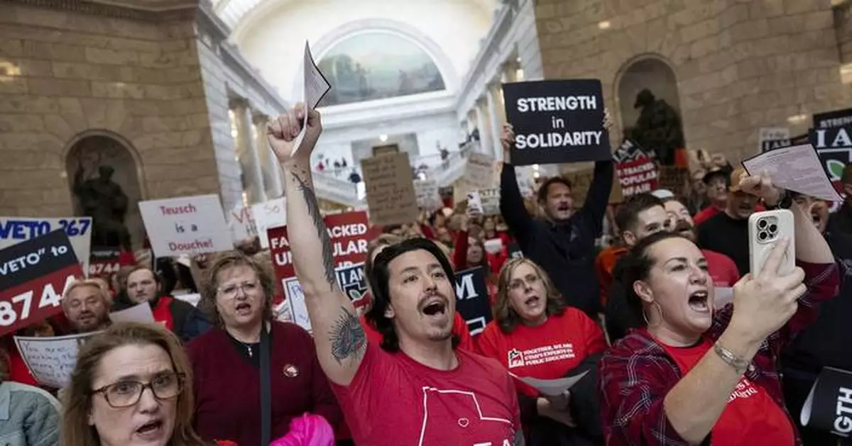 Utah governor signs collective bargaining ban for teachers, firefighters and police unions