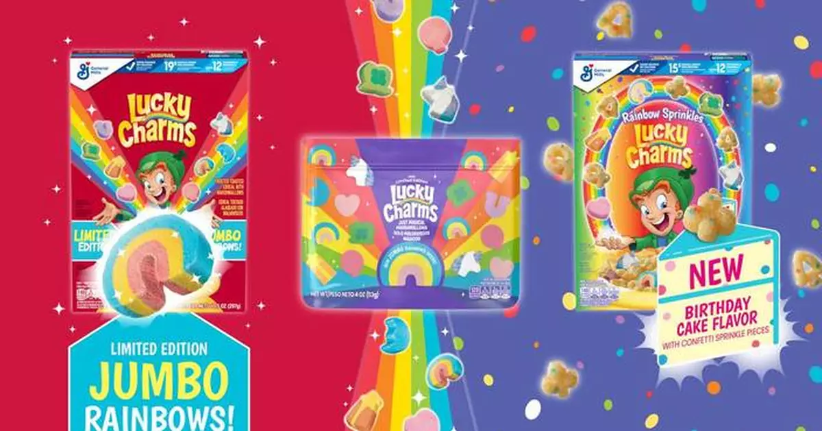 Lucky Charms Brings More Magic to the Breakfast Table with New Rainbow Inspiration