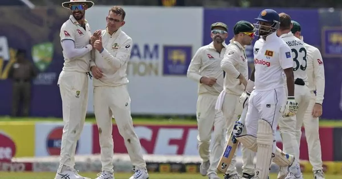Australia dominates day one as Sri Lanka crumbles to 229-9 in Galle