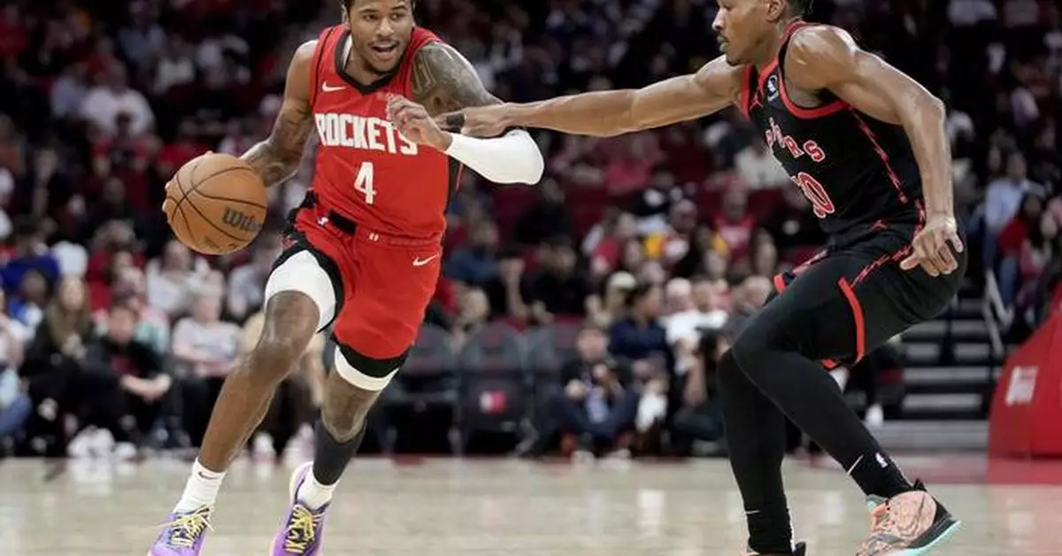 Brooks scores 19 as the Rockets snap a six-game skid with 94-87 win over the Raptors