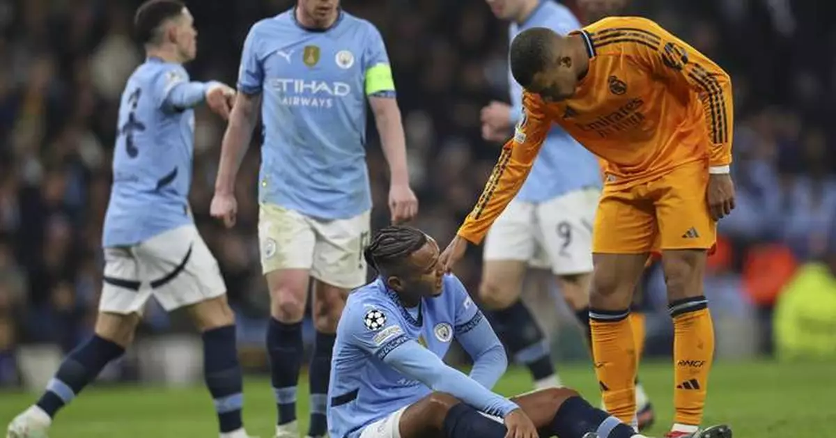 Man City defender Manuel Akanji out for 8-10 weeks after needing surgery on muscle injury