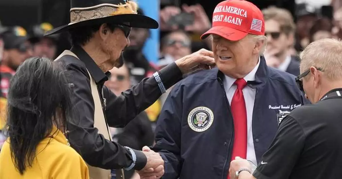 Daytona 500 resumes after lengthy rain delay; Trump on hand for start of NASCAR's biggest race