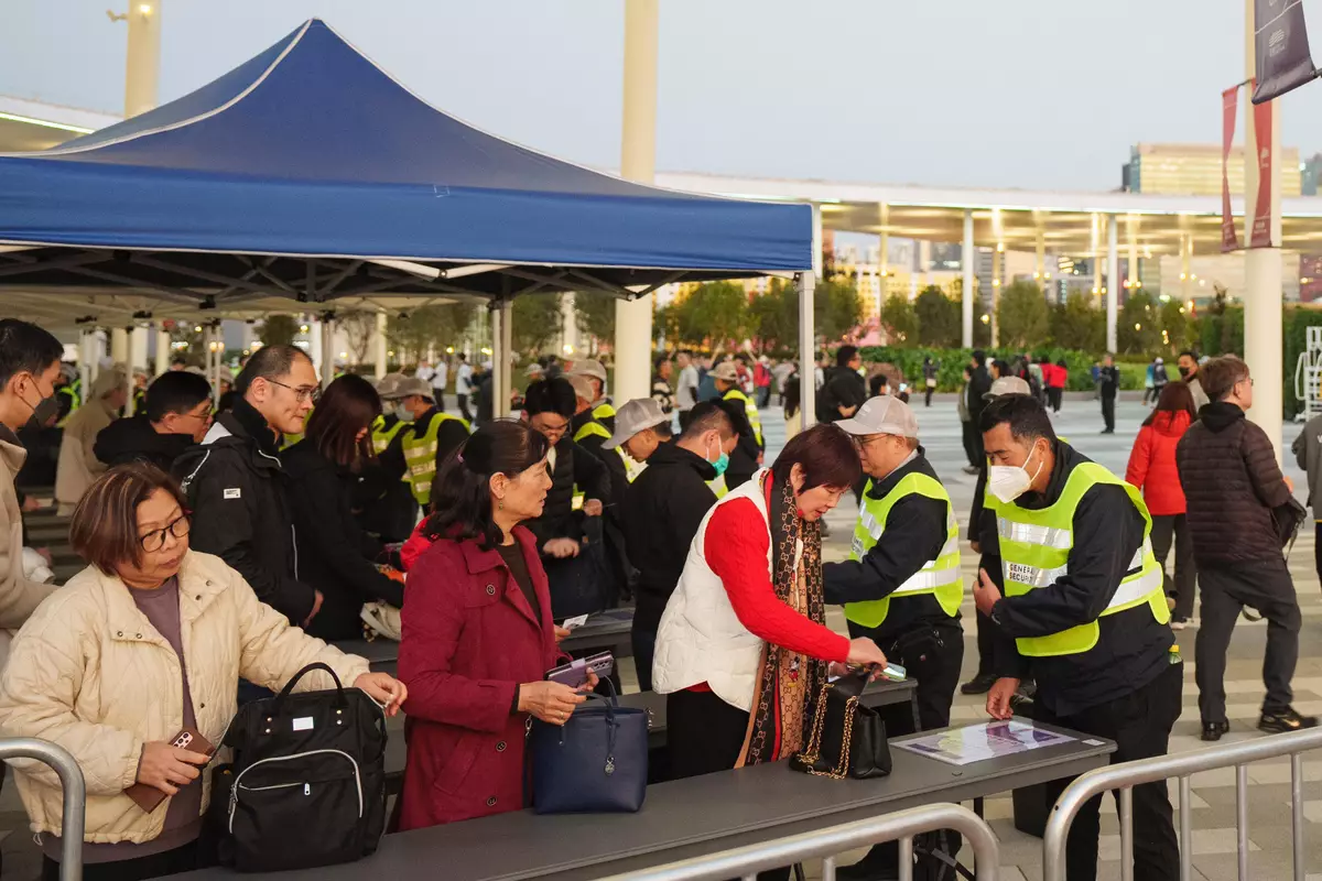 Kai Tak Sports Park holds another large-scale stress test Source: HKSAR Government Press Releases