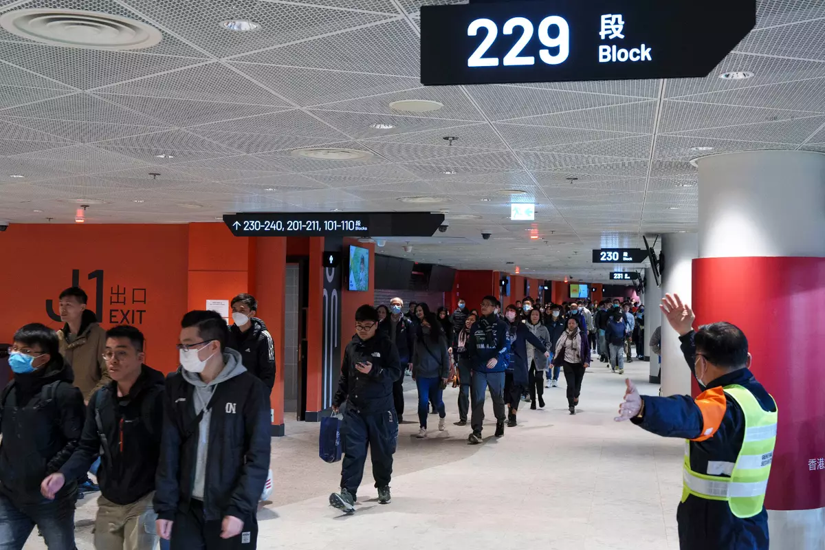 Kai Tak Sports Park holds another large-scale stress test Source: HKSAR Government Press Releases