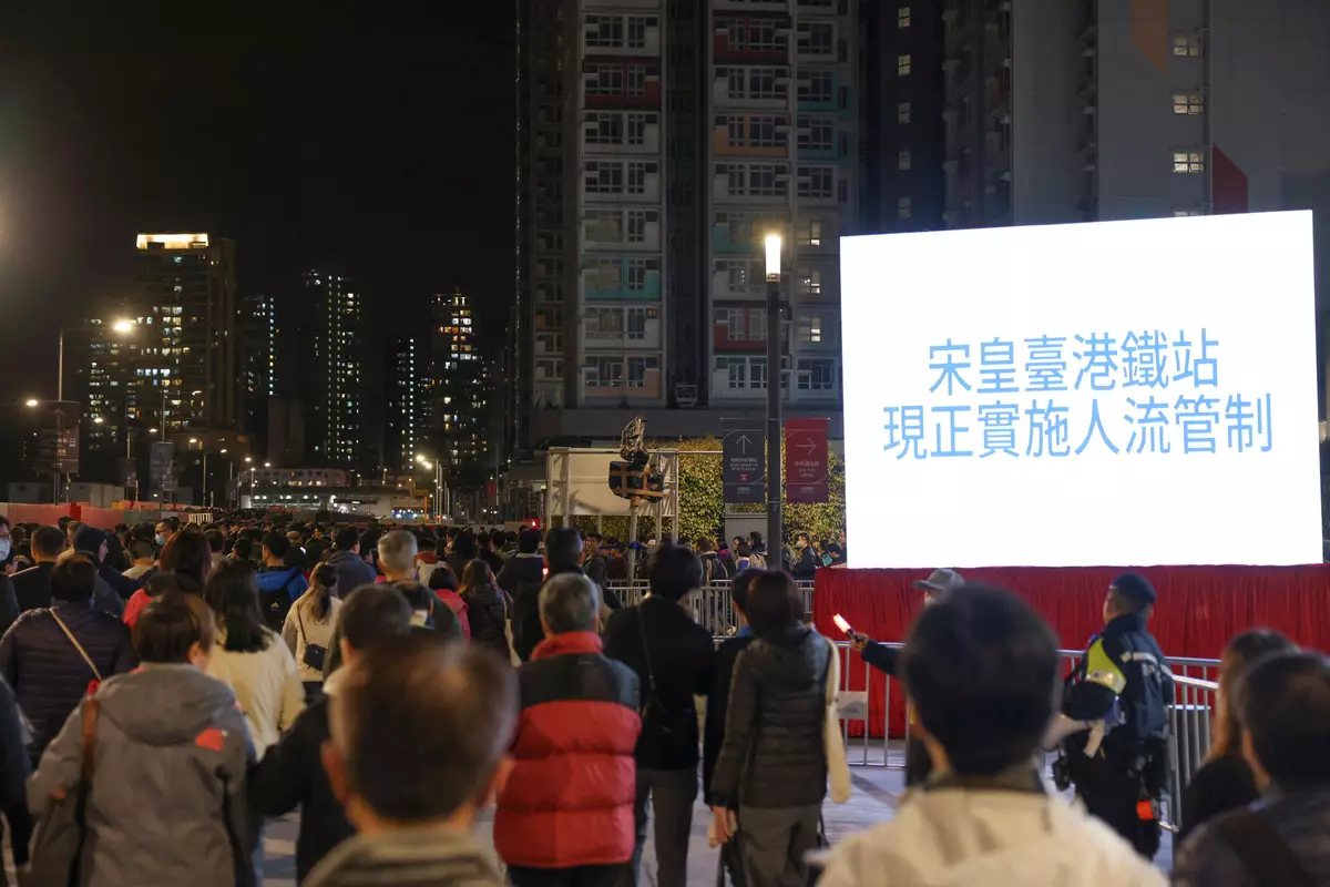 Kai Tak Sports Park holds another large-scale stress test Source: HKSAR Government Press Releases