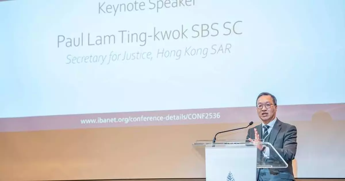 Hong Kong: A Premier Hub for Legal Opportunities, Says Justice Secretary at IBA Conference