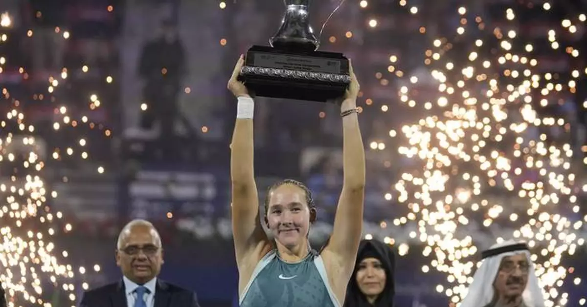 Mirra Andreeva is the first 17-year-old ranked in the WTA's Top 10 since 2007