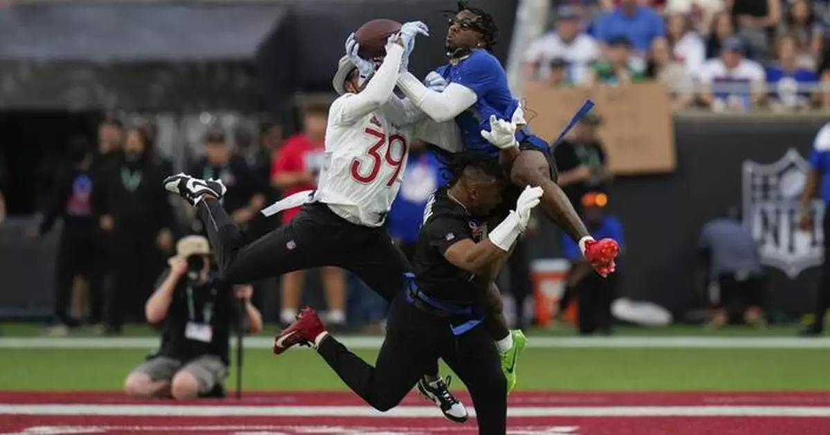 Former LSU receivers score 8 times as the NFC tops the AFC in the Pro Bowl Games again, 76-63
