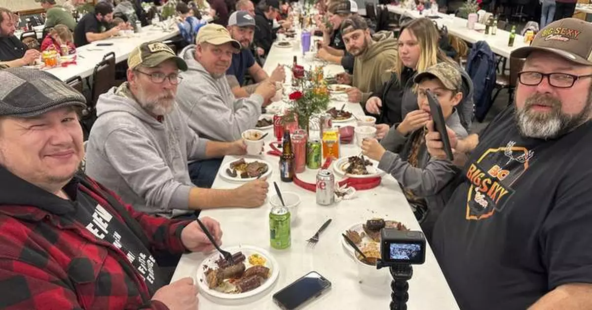 Crow is not the only thing they eat at a wild game dinner in rural Pennsylvania