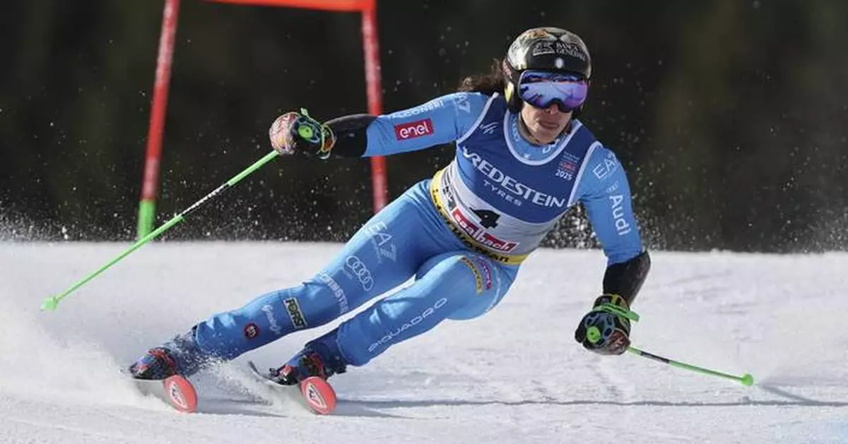Brignone finally snatches the skiing gold medal she's always wanted by winning the GS world title