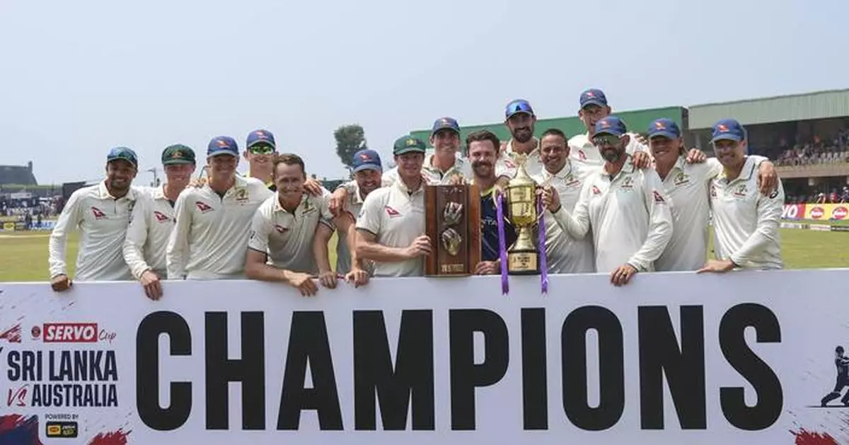Australia secures first test series win in Sri Lanka in 14 years