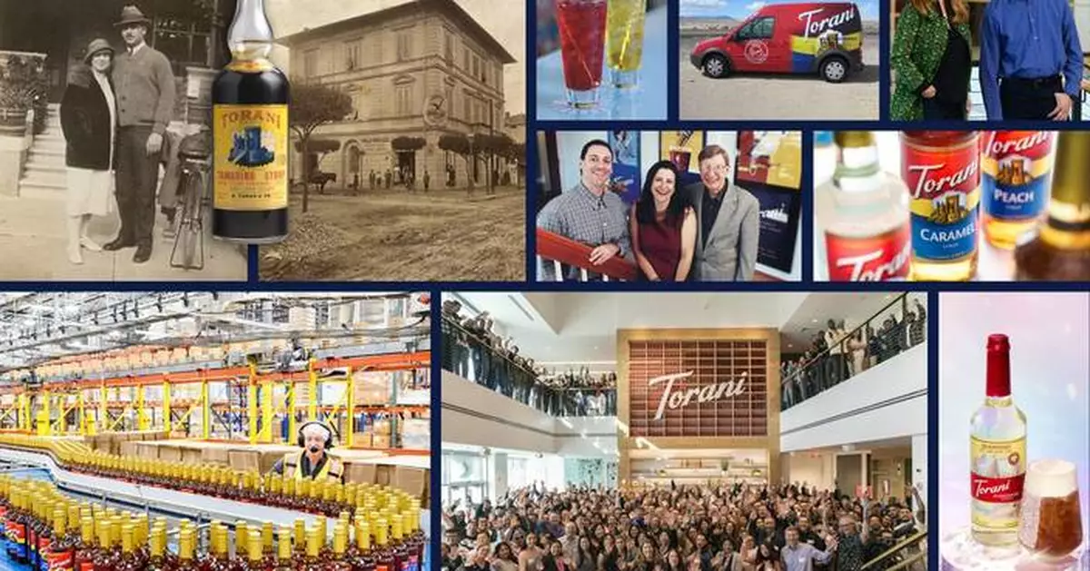 Global Flavor Icon Torani Celebrates 100 Years with Cross-Country Pop-Up Tour, Nostalgic Throwback Flavors &amp; Non-Profit Grant Program
