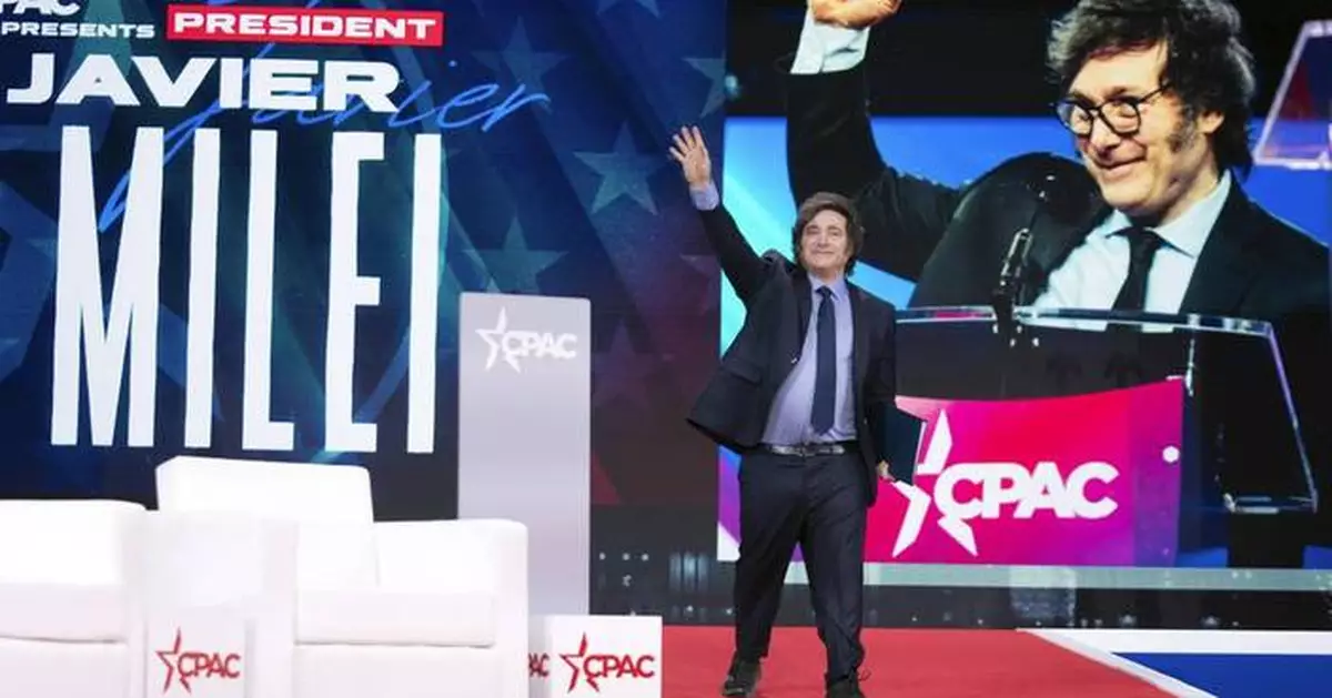 At CPAC, Argentina’s Milei explains his chainsaw methods and likens them to Musk’s DOGE