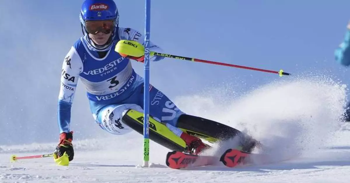 Swiss skier Camille Rast completes rough road to win slalom at world championships
