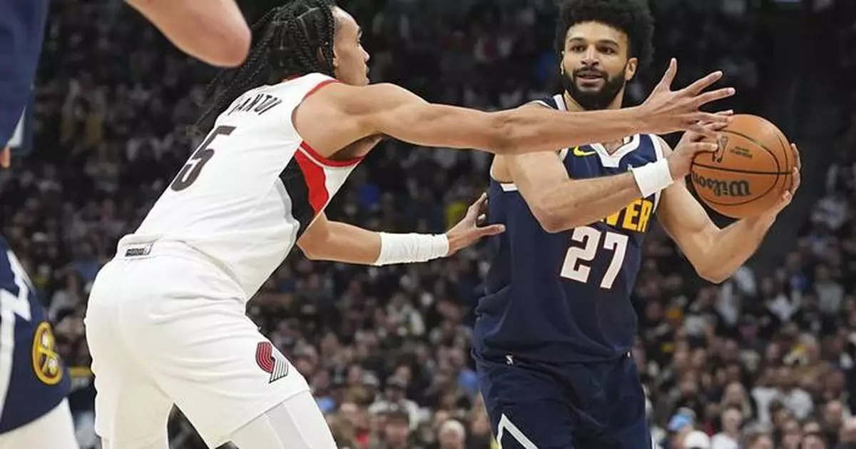 Jamal Murray scores career-high 55 points, Nuggets beat Trail Blazers 132-121 for 8th straight win