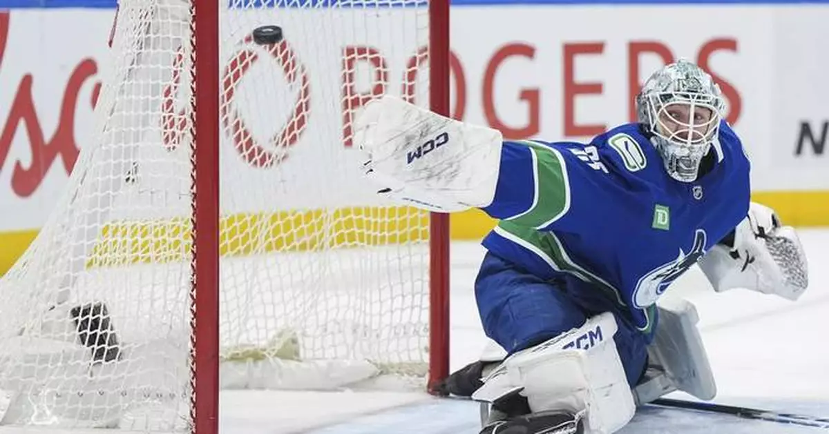 Demko has 25 saves in 9th career shutout as Canucks beat Avalanche 3-0