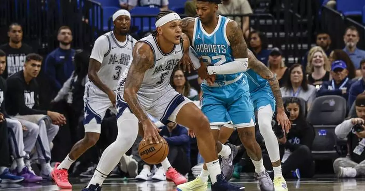 Paolo Banchero has 24 points and 8 rebounds as Orlando beats injury-riddled Charlotte 102-86