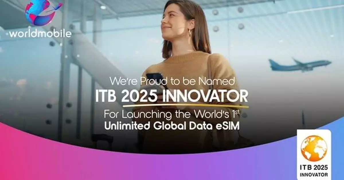 worldmobile.com Unveils the World's First Unlimited Data Worldwide eSIM - Recognized as an ITB Innovator 2025